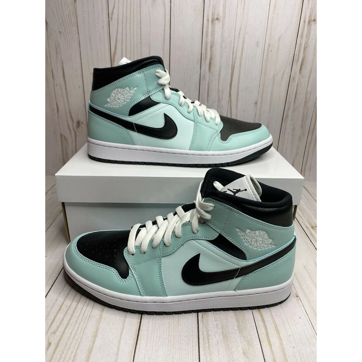 Las mejores ofertas en Jordan 1 Mid Aqua Black W | eBay