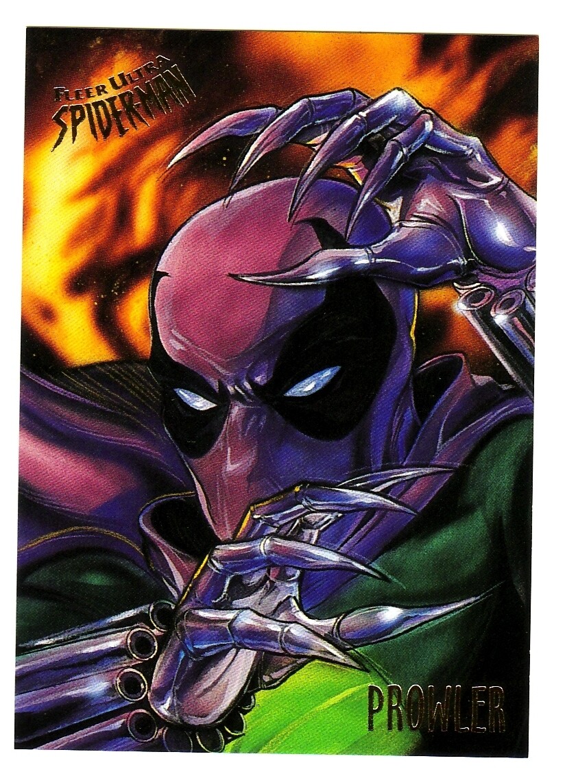 1995 FLEER ULTRA SPIDER-MAN BASE CARD 43 PROWLER | eBay