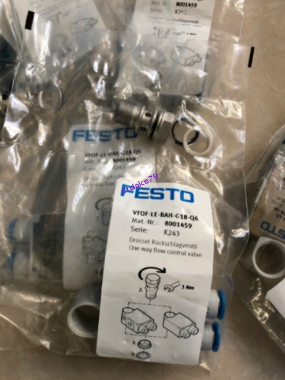 New 1PC FESTO VFOF-LE-BAH-G18-Q6 8001459 Throttle Valve Free Shipping