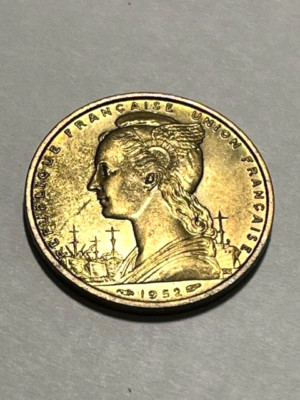 1952 French Somaliland 20 Francs Unc+ #1905 | eBay