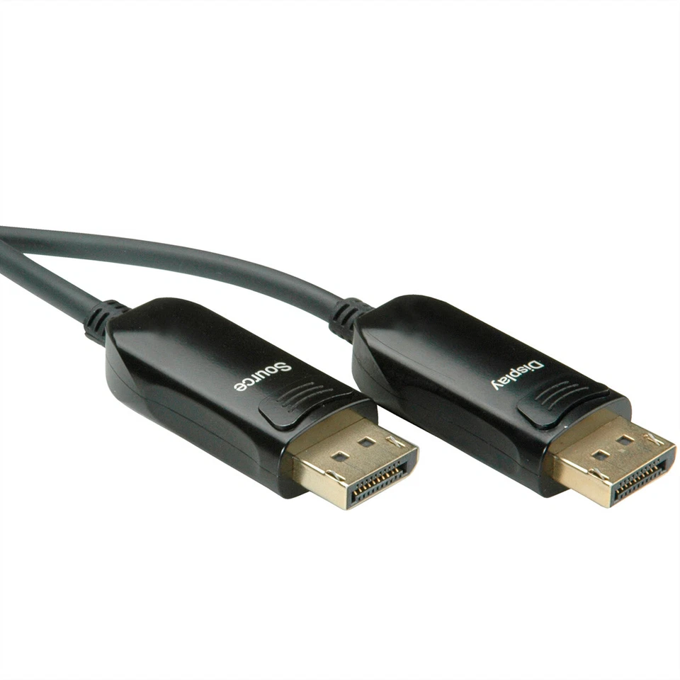 DisplayPort v1.4 Kabel (AOC), Stecker/Stecker, 30m, 7680 x 4320 @60Hz 8K,UHD-2 - Bild 2 von 4