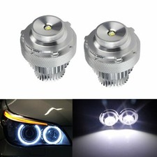 For 2007-10 BMW E60 E61 LCI LED Angel Eyes Halo Ring Light Bulbs 20W White 6000K