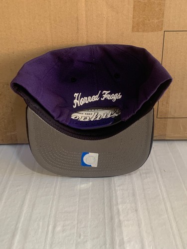 TCU Horned Frogs Zephyr Purple Two Tone Adjustable Snapback Hat - Picture 3 of 5