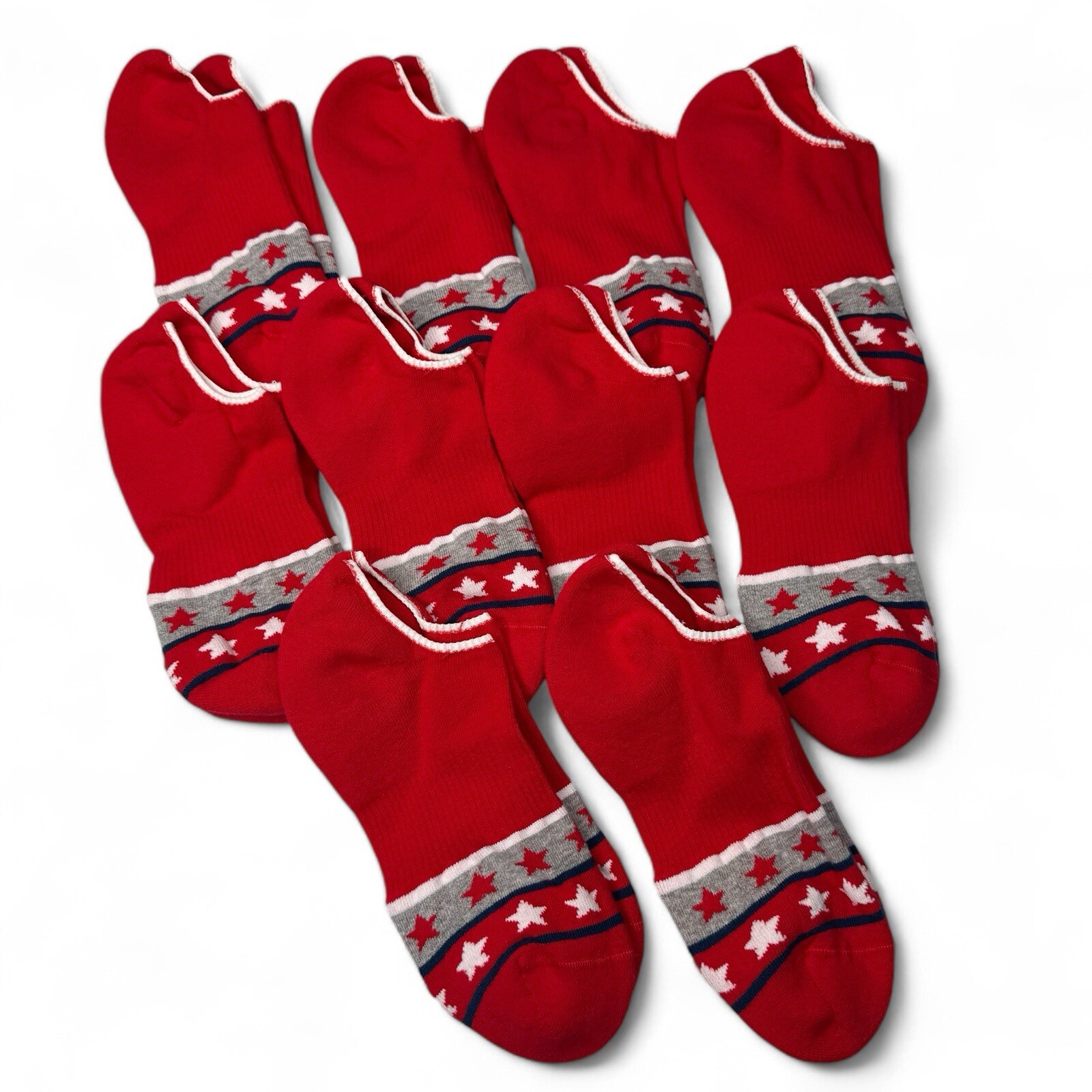 10 Pairs No Show Socks Large Size 9-13 Arch Support Comfy & Breathable-image