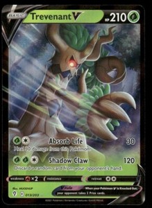Pokemon Tcg SWSH Evolving Skies Trevenant V #13 NM