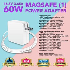 60W Charger Adapter for Apple MacBook Pro 13" A1278 A1330 A1184 A1181 US Ship