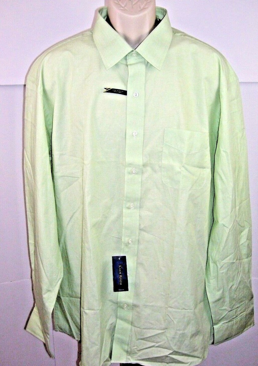 club room estate dress shirt Club Room Estate Dress Shirt Wrinkle Resistant Cotton 14.5 Crushed Grape  #1592