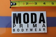 Moda Prima Bodywear Surf Beach Clothing Black White V24 Vintage Surfing STICKER