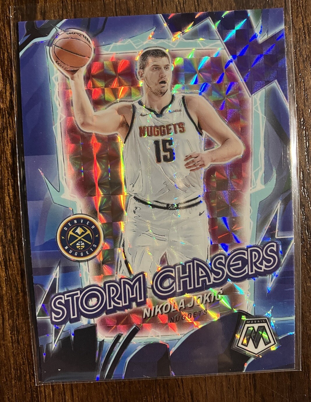 2023 Panini Mosaic Storm Chasers #6 Nikola Jokic SP Denver Nuggets