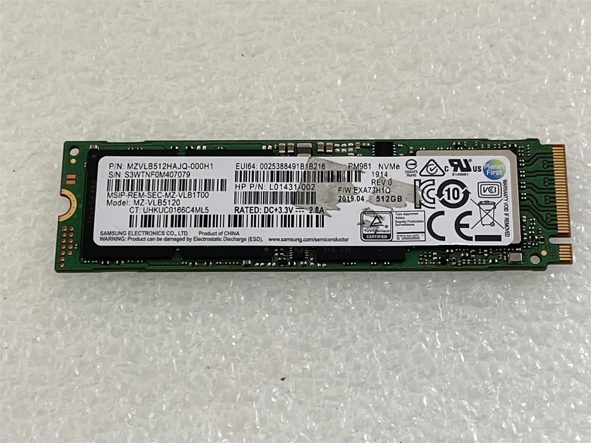 Ssd samsung best sale pm981