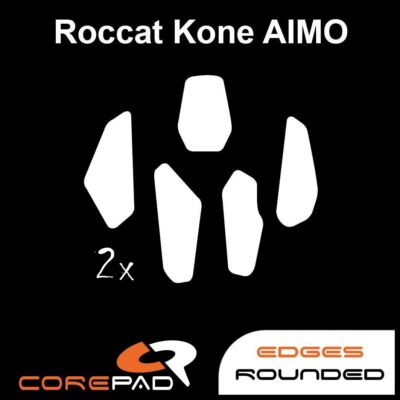 Corepad Skatez Roccat Kone AIMO Replacement Mouse Feet Hyperglides PTFE Teflon