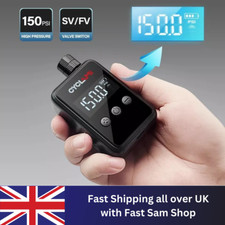 150 PSI Portable Pocket Bike Electric Air Pump MINI Fast Rechargeable Compressor