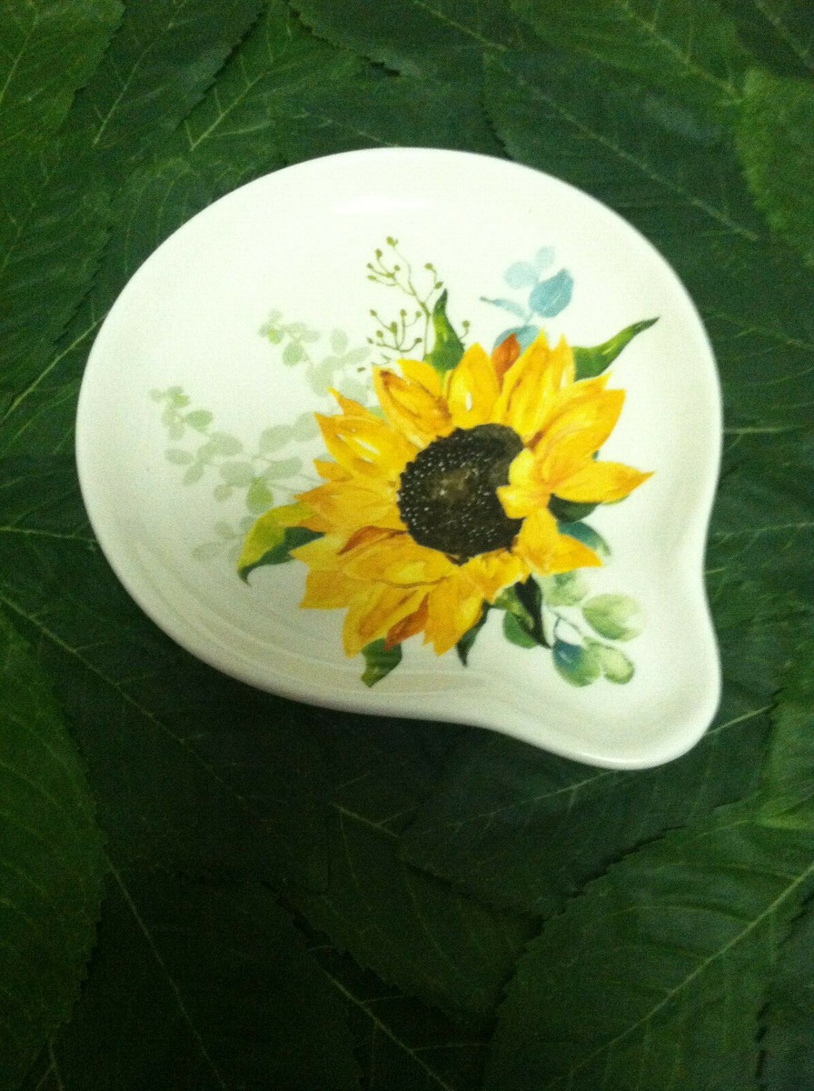 Boho Sunflower License Plate Frame - Matte White Stainless Steel, US Standard 12x6 Inch