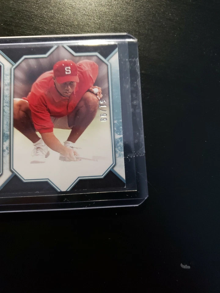 09-10 Upper Deck Draft Edition Limited Tiger Woods Golf Card /99 Stanford - Image 3 of 4