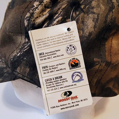 Deer Hunter State of Indiana Ball Cap Mossy Oak Camo Hat Adj Hook & Loop OSFM - Picture 7 of 10