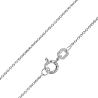 TRENDOR Schmuck Damen-Halskette 925 Silber Rhodiniert Feine Anker Collierkette 2 - Bild 1 von 4