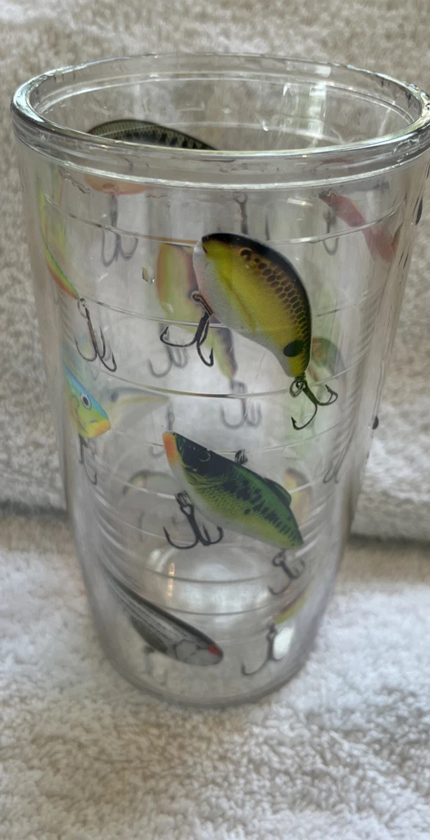 clear plastic cups with fish lure inside Tervis Fishing Lures Made in USA Double Walled Insulated Tumbler Travel Cup Keeps Drinks Cold & Hot, 16oz, Classic: Tumblers & Water Glasses choose our white tumbler for a more put Fishing Lure Tumbler: Personalized Insulated
