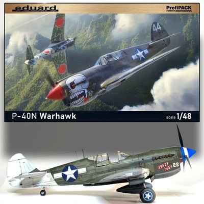 EDUARD 82242 1/48 CURTIS P-40N WARHAWK PROFIPACK EDITION ADVANCED MODEL KIT
