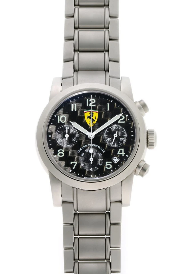 GIRARD-PERREGAUX 80200M1.11.6656 Ferrari Cronógrafo Automático Negro Inoxidable Foto 2 de 4