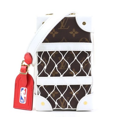 Echte LOUIS VUITTON LV×NBA Soft Trunk Phone Box Body Bag M80102 - 90195a