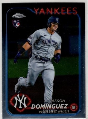 2024 Topps Chrome Update Baseball Jasson Dominguez No. USC70 New York Yankees
