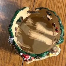 Yankee Candle Beach Friends Jar Holder Santa Christmas Retired Dept 56 Collab