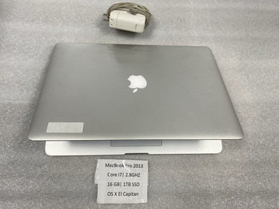 2013 MacBook Pro Retina 15'' i7-4850HQ 2.3GHz 16GB RAM 1TB SSD -El Capitan