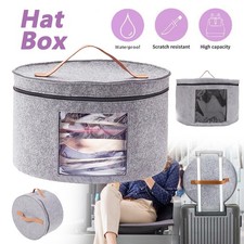Hut-Aufbewahrungsbox Filz- Hutboxen Heimgebrauch Eimer Hut-Organizer Hutkoffer