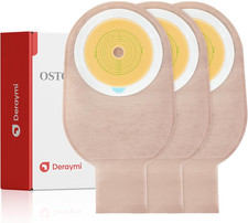 30PCS Colostomy Bags, Ostomy Supplies, One Piece Drainable Ostomy Pouches with C