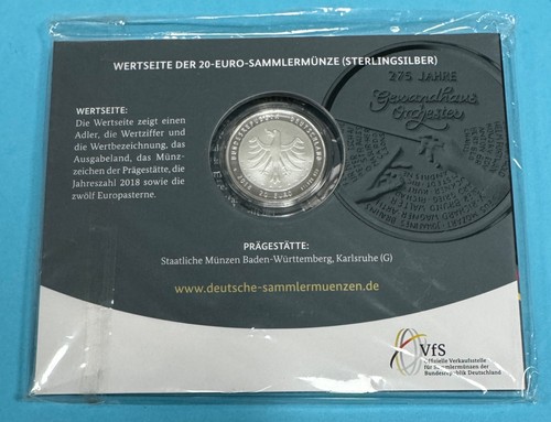Deutschland Germany 20 Euro 2016-2025 PP, 18g 925er Silber, Ø32,5mm, AUSWAHL (S2 - Bild 32 von 76
