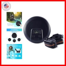 Indoor Wireless Pet Barrier with Adjustable Range, Dog Electric Fence for Hom...