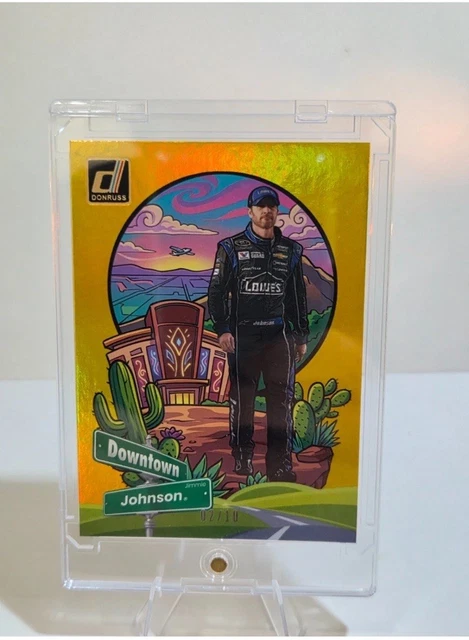 2026 Donruss Gold Downtown #JJ Jimmie Johnson 2/10