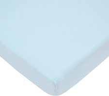 Fitted Mini Crib Sheet 24" X 38", Soft Breathable Neutral 100 Cotton Jersey Por