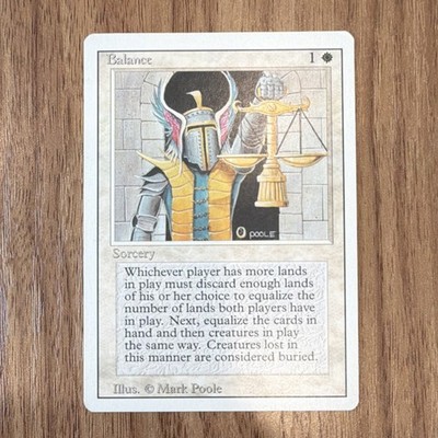 Magic: The Gathering Balance Revised Edition 