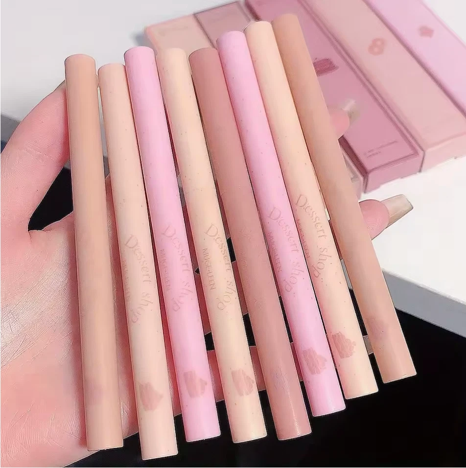 Lip Liner Waterproof Matte Contouring Pencil Makeup Lipstick Long Lasting Crayon - Image 4 of 4