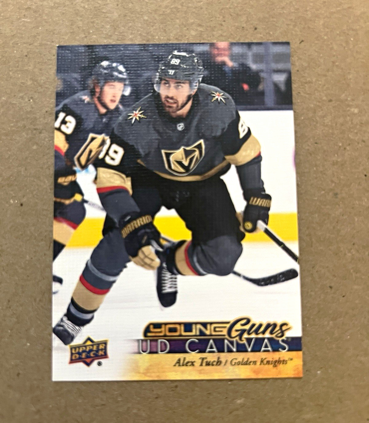 UPPER DECK 2017-18 UD Canvas Young Guns Alex Tuch C116 RC Vegas Golden Knights