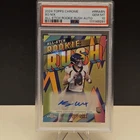 Topps 2024 Chrome All-Etch Rookie Rush Auto Bo Nix #RRA-BN PSA 10