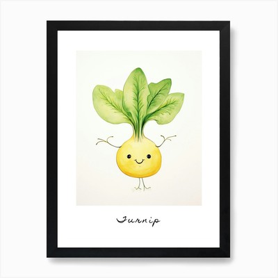 Friendly Kids Rübe 2 Poster Kunst P gerahmt Wandbild Poster Leinwanddruck Bild