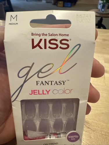 Kiss Gel Fantasy JellyColor Sculpted On-Trend Translucent Nails - M - Bild 4 von 5