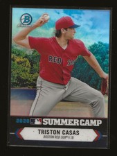 TRISTON CASAS 2021 Bowman Chrome 2020 Summer Camp Insert Boston Red Sox #SC-28