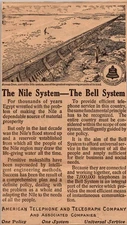 American Telephone & Telegraph Co Nile System Bell System 1912 Clipping TAJ5-3