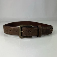 Brown Genuine Leather Belt - Youth/Kids Size 24