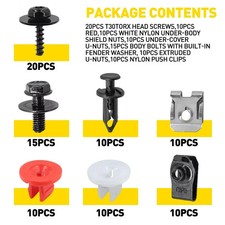 85x For FORD Engine Under Tray Splash Guard Trim Fixing Screw Washer # 1449533