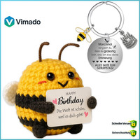 SchlüSselanhäNger Biene GlüCksbringer Pocket Hug Positive Figur