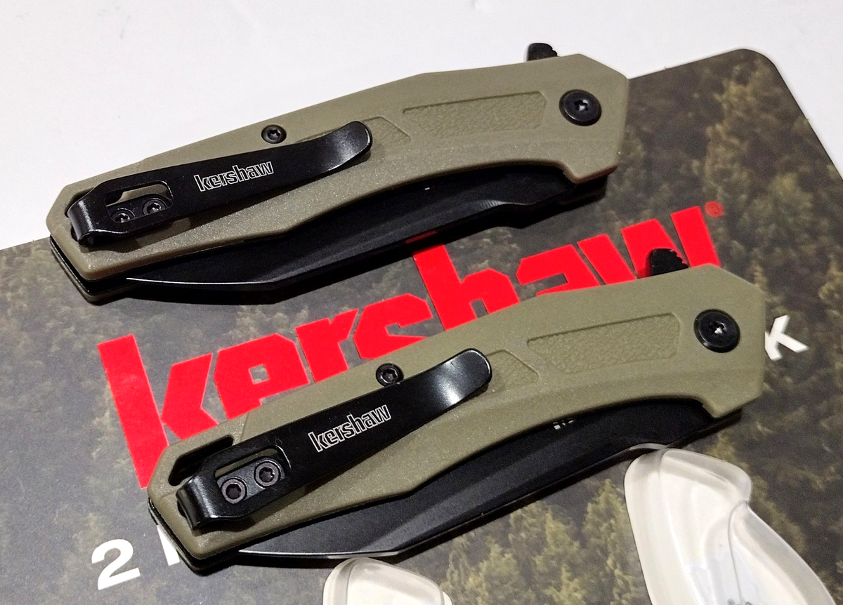 2 pc Kershaw 2025tscpromo2 2.8in Blade Assisted Opening Liner Lock