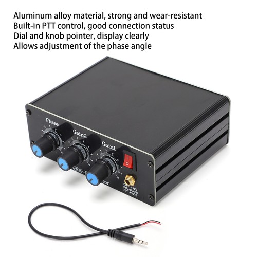 Eliminator QRM XPhase 130 MHz Pasma RF Odbiornik sygnału radiowego Wbudowany PTT Nowy - Zdjęcie 5 z 22