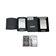 Zippo 4-piece Lighter Set Used and New Collection and Daily Use