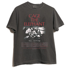 Cage the Elephant Hey Nothing Tour 2025 Gift For Fan S to 5XL T-shirt QT866