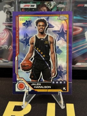 2000年 スーパー耐久 ColleCa JFB Collection カード 2025 Topps Chrome McDonald's All American Jalen Haralson Purple