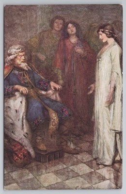 Shakespeare König Lear G Demain Hammond Kunst Illustration gedruckte Postkarte